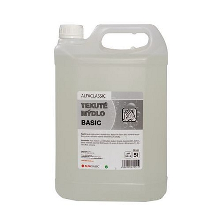 Tekuté mýdlo Basic, 5 l