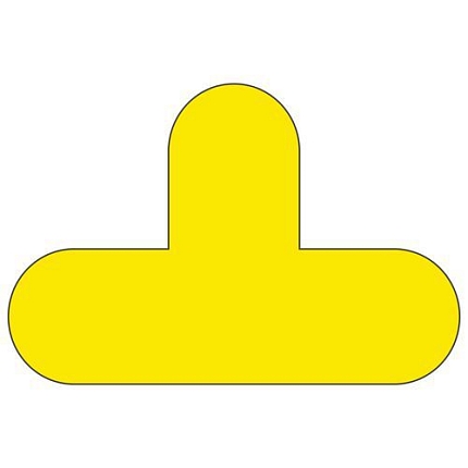 Signalizační podlahové značení Manutan Expert, 20 x 30 cm, 10 ks