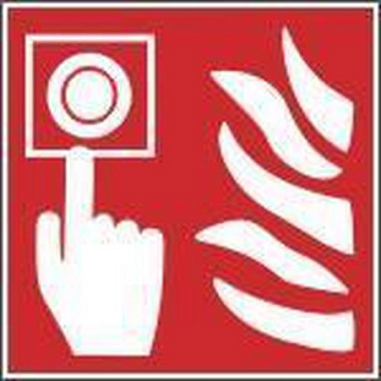 Požární fotoluminiscenční bezpečnostní tabulky - Hlásič požáru