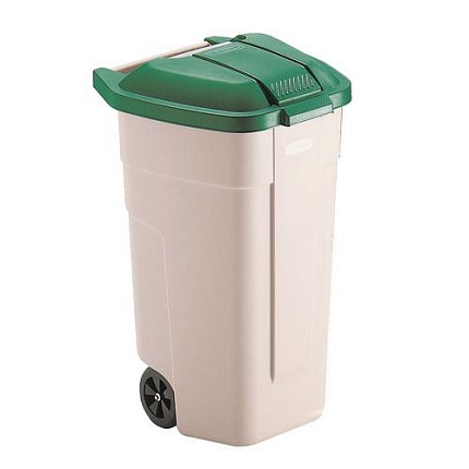 Plastové popelnice Rubbermaid Mobile Containers na tříděný odpad, objem 100 l