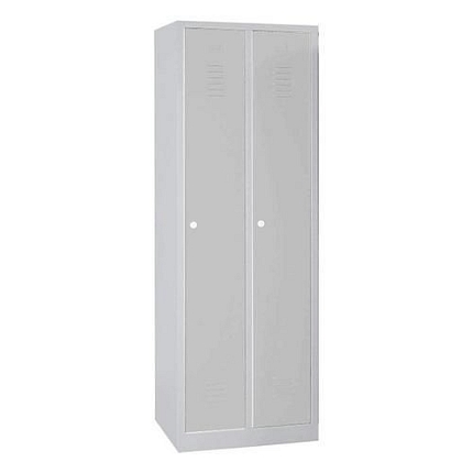 Svařované šatní skříně Manutan DURO PROFI, 2 oddíly