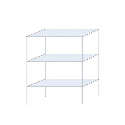 Bezšroubové kovové regály Andras