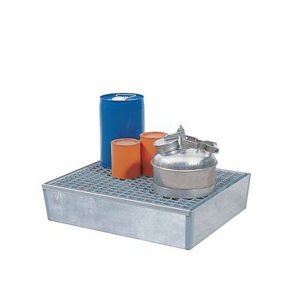 Kovové záchytné vany, pro 1 - 2 sudy
