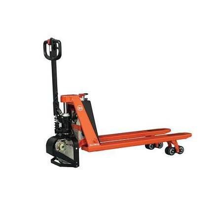 Motorizovaný paletový vozík BT LHT100, do 1 000 kg, polyuretanová řídicí kola
