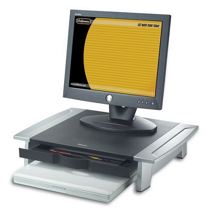 Podstavec pod monitor se zásuvkou