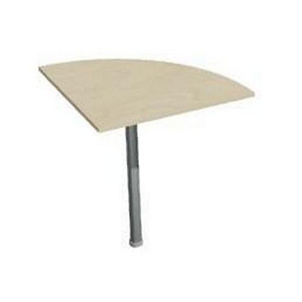 Přístavby ke stolu Ergo, 70 x 70 x 75 cm, 1/4 kruhu