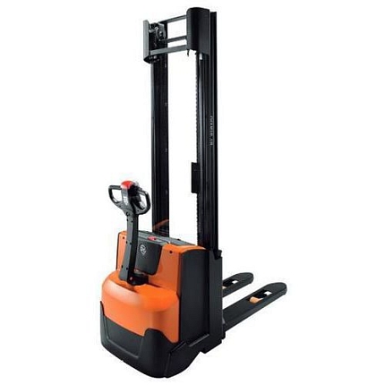 Ruční vysokozdvižný vozík BT Staxio SWE120 s elektrickým pojezdem a zdvihem, do 1 200 kg, výška zdvihu 4 150 mm