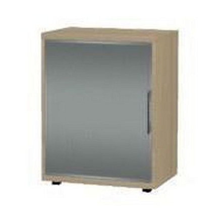 Nízké roletové skříňky, 75 x 60 x 40 cm, s roletou – levé provedení