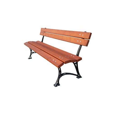 Anglická lavička s opěradlem, 180 cm