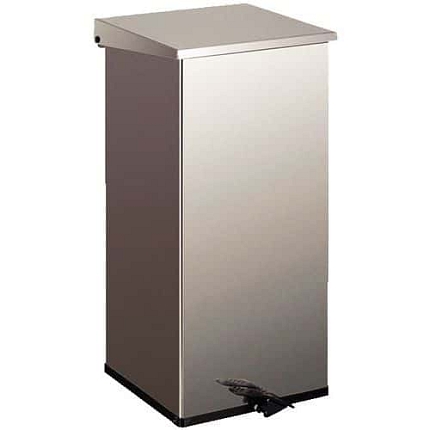 KOVOVÁ POPELNICE KICK 110 L Z NEREZOVÉ OCELI