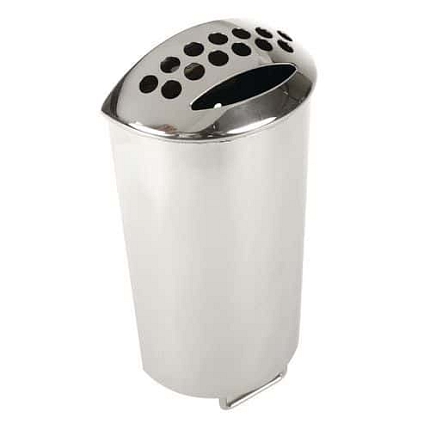 Popelník BINsystem z nerezové oceli k nasazení na stojan