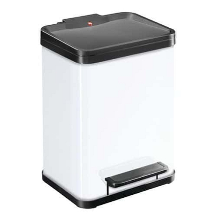 Odpadkový koš Öko Duo Plus M 2 x 9 l bílý – Hailo