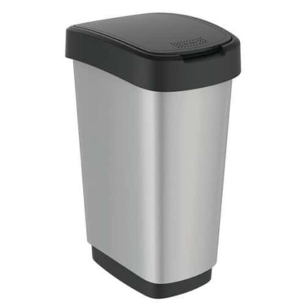 Odpadkový koš Twist 25 l šedý