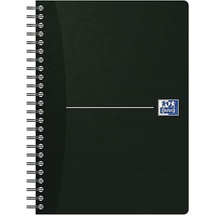 Blok kroužkový Oxford Office A5, s boční spirálou, čtverečkovaný