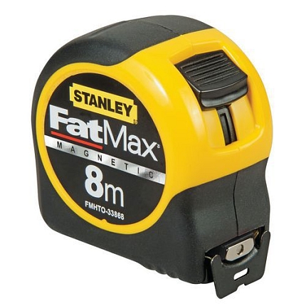Svinovací metr Stanley FatMax s magnetickým háčkem, 8m