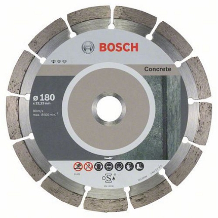 Bosch - Diamantové řezné kotouče Standard for Concrete pro úhlové brusky