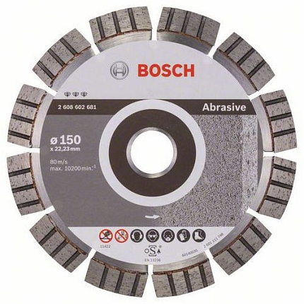 Bosch - Diamantové řezné kotouče Best for Abrasive pro úhlové brusky