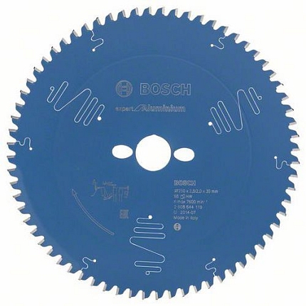 Bosch - Pilový kotouč Expert for Aluminium 250 x 30 x 2,8 mm, 68