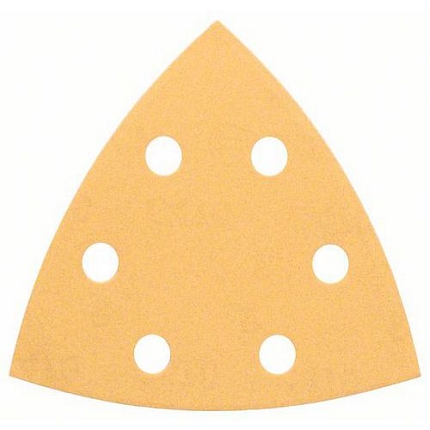 Bosch - Brusné papíry C470 pro trojúhelníkové brusky, Best for Wood and Paint, 93 mm, 6 otvorů