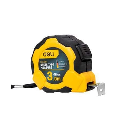Svinovací metr Deli EDL3795Y, 3 m