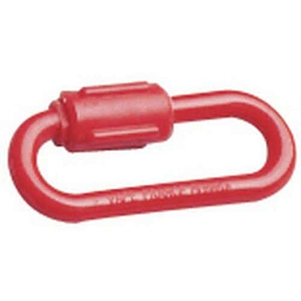 Polyamidová rychlospojka na plastové řetězy, červená, průměr 6 m
