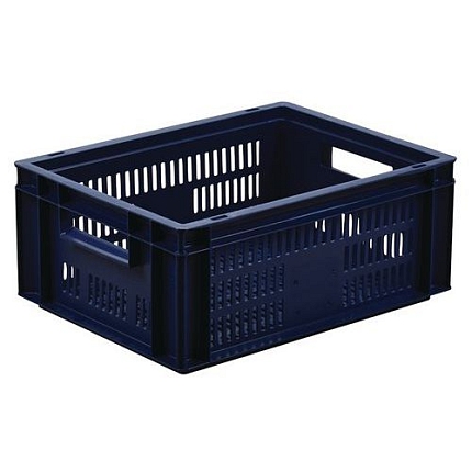 Stohovatelné plastové přepravky PP Manutan perforované