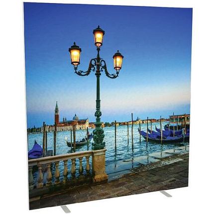 Paraván Manutan Expert Easy Office, 160 x 174 x 39 cm, laguna