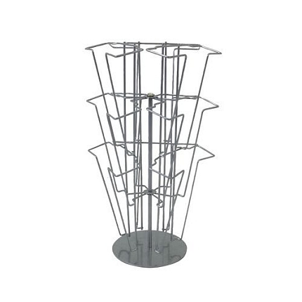 Otočný zásobník na letáky Manutan Expert, 9 kapes