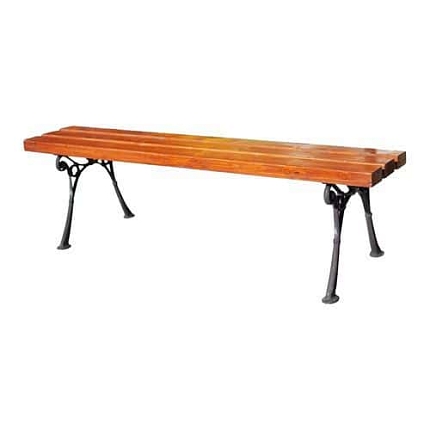 Parková lavička Oriental, ořech