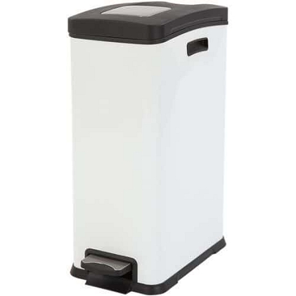 Odpadkový koš s nožním pedálem Rejoice 30 l EKO bílý