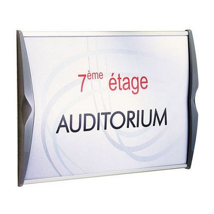 Informační dveřní tabulky Planorga Pyxis, modré