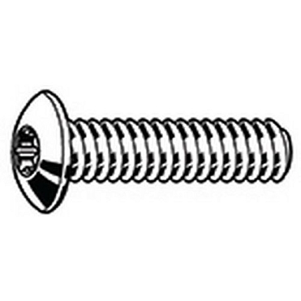 Šroub s půlkulatou hlavou s T-hvězdicí ISO 7380-1 Nerezocel A4 Pravý M4X8