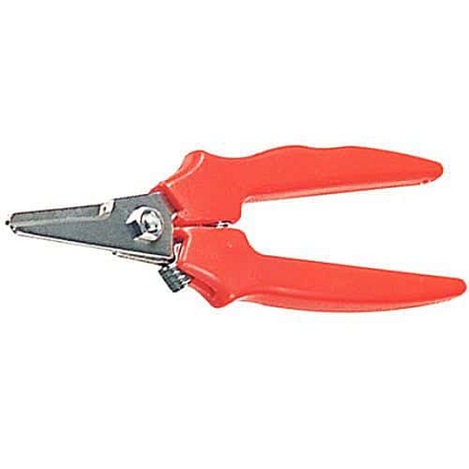 Střihací nůžky s PVC rukojetí, délka 140 mm