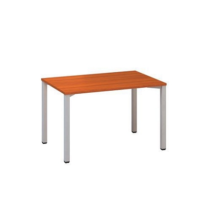 Konferenční stoly Alfa 420 s šedým podnožím, 120 x 80 x 74,2 cm, rovné provedení