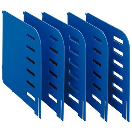 Dělící přepážka pro úložný systém Styro, modrá