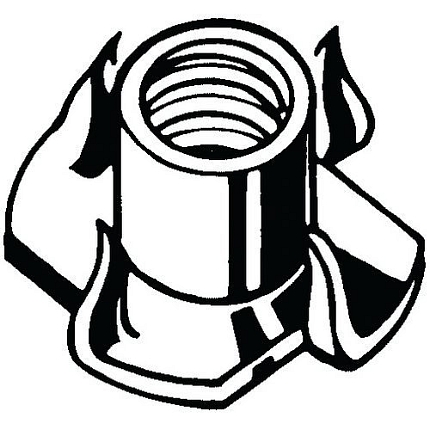 Natloukací matice do dřeva Ocel Pozinkované