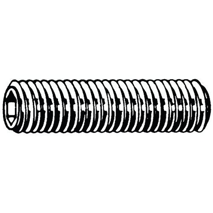 Stavěcí šroub s vnitřním šestihranem a plochým koncem DIN 913 Ocel Bez PU 45H