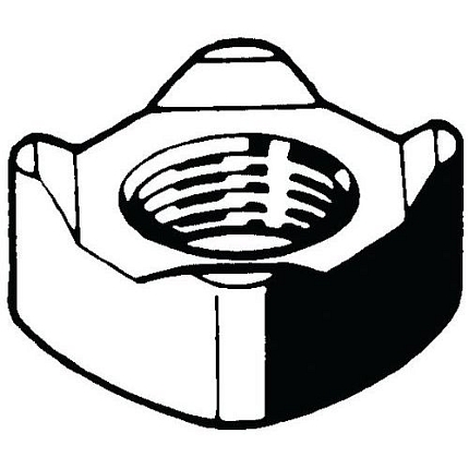 Čtyřhranná navařovací matice DIN 928 Ocel Max. 0,25%C Bez PU