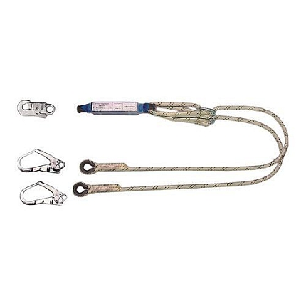 Tlumič pádu ABM se 2 lany a 3 karabinami