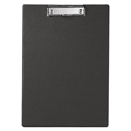 Psací podložka s klipem A4, černá