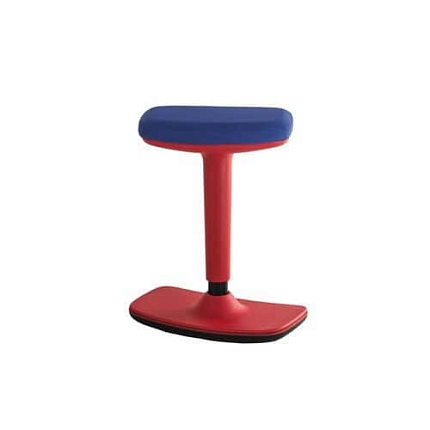 Balanční sedák LEO, červená/modrá