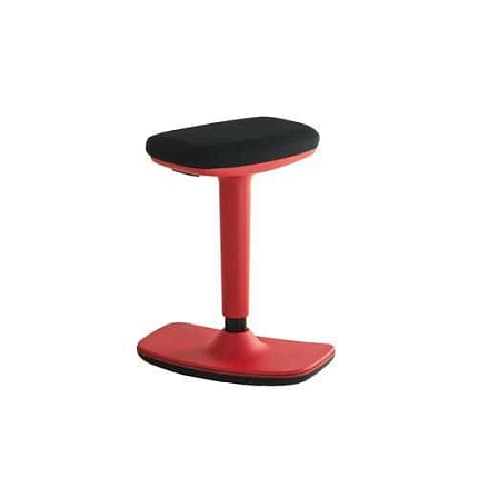 Balanční sedák LEO, červená/černá