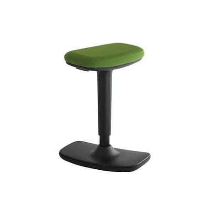 Balanční sedák LEO, černá/zelená