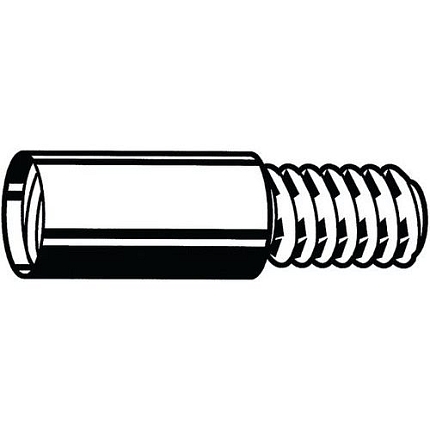 Prodloužení pro knihařské šrouby Mosaz