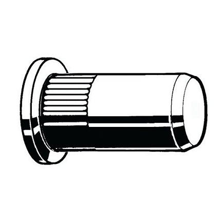 Nýtovací matice zavřený typ Hliník