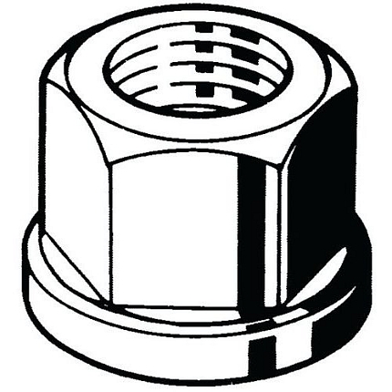 Šestihranná matice s nákružkem DIN 6331 Nerezocel A4 70