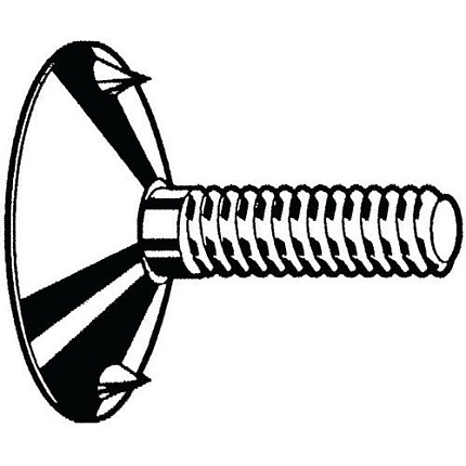 Korečkový šroub DIN 15237 Nerezocel A4 Pravý M8X25
