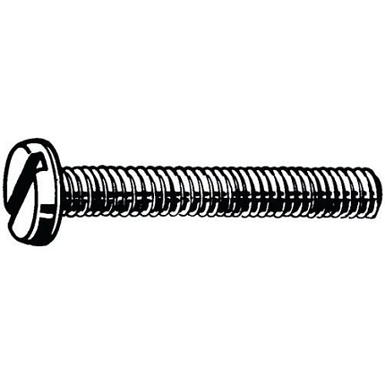 Šroub s nízkou válcovou hlavou s drážkou DIN 85 Mosaz CU2/CU3