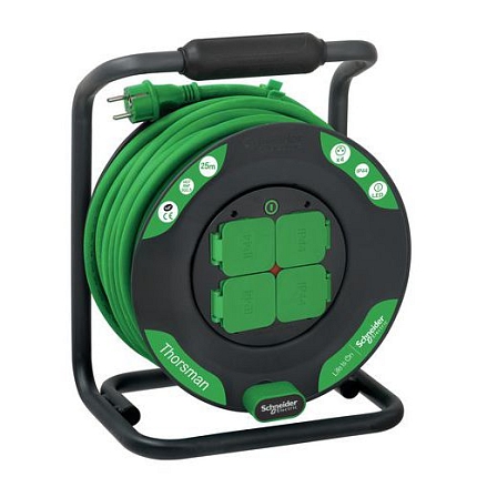 Elektrický prodlužovací kabel na bubnu Schneider Electric, 25 m