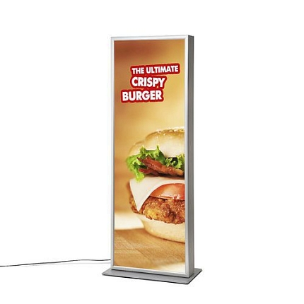 Reklamní totemy Cliprame s LED podsvícením